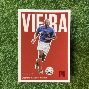 2017 Panini Nobility Soccer Patrick Vieira Red Parallel 103/199