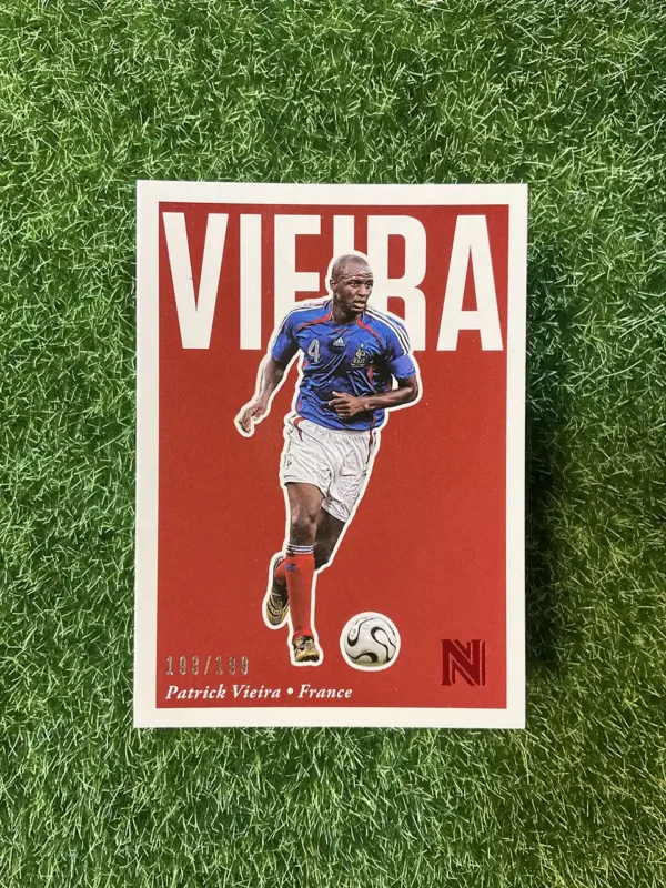 2017 Panini Nobility Soccer Patrick Vieira Red Parallel 103/199