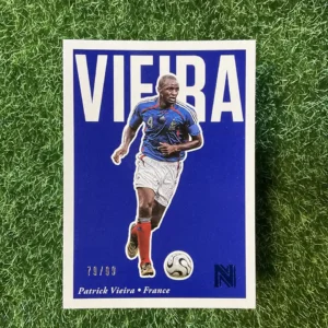 2017 Panini Nobility Soccer Patrick Vieira Blue Parallel 79/99