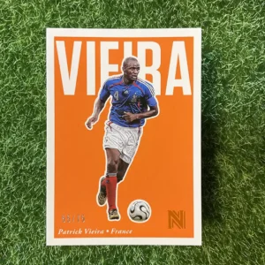 2017 Panini Nobility Soccer Patrick Vieira Orange Parallel 55/75
