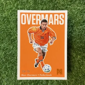 2017 Panini Nobility Soccer Marc Overmars Orange Parallel 75/75
