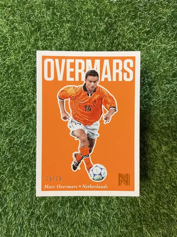 2017 Panini Nobility Soccer Marc Overmars Orange Parallel 75/75
