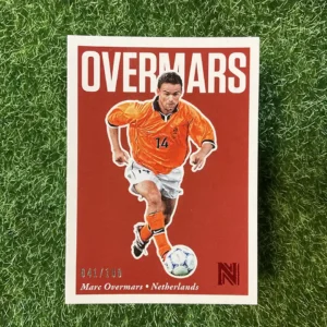 2017 Panini Nobility Soccer Marc Overmars Red Parallel 041/199