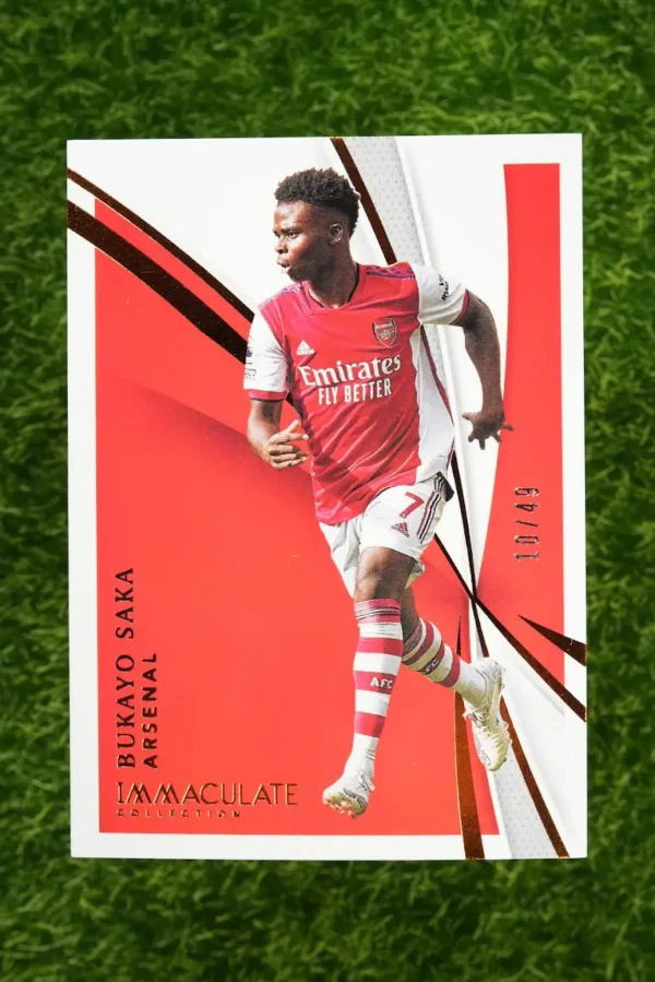 2020-21 Panini Immaculate Collection Bukayo Saka 10/49