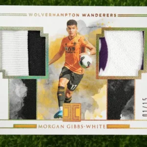 2019-20 Panini Impeccable Morgan Gibbs-White Quad Patch 01/15