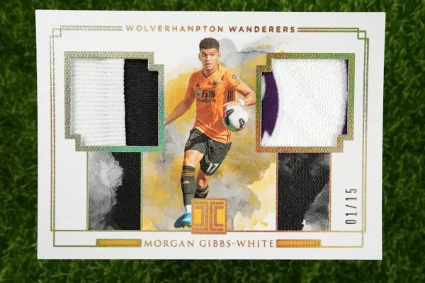 2019-20 Panini Impeccable Morgan Gibbs-White Quad Patch 01/15