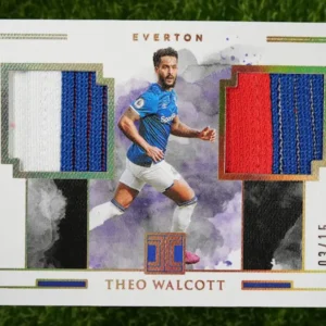2019-20 Panini Impeccable Theo Walcott Quad Patch 03/15