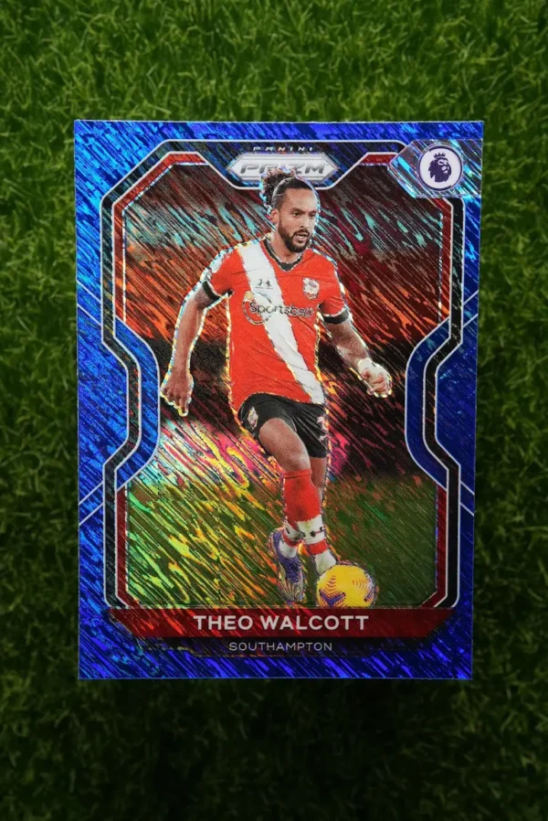 2020-21 Panini Chronicles Prizm Theo Walcott Blue Prizm
