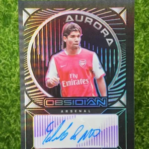2021-22 Panini Obsidian Eduardo Aurora Autographs Auto 22/75