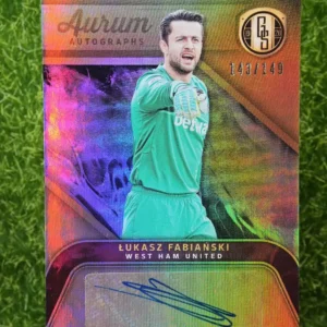 2019-20 Panini Gold Standard Łukasz Fabiański Aurum Autographs Auto 143/149