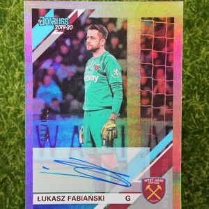 2019-20 Panini Chronicles Donruss Łukasz Fabiański Auto 68/100