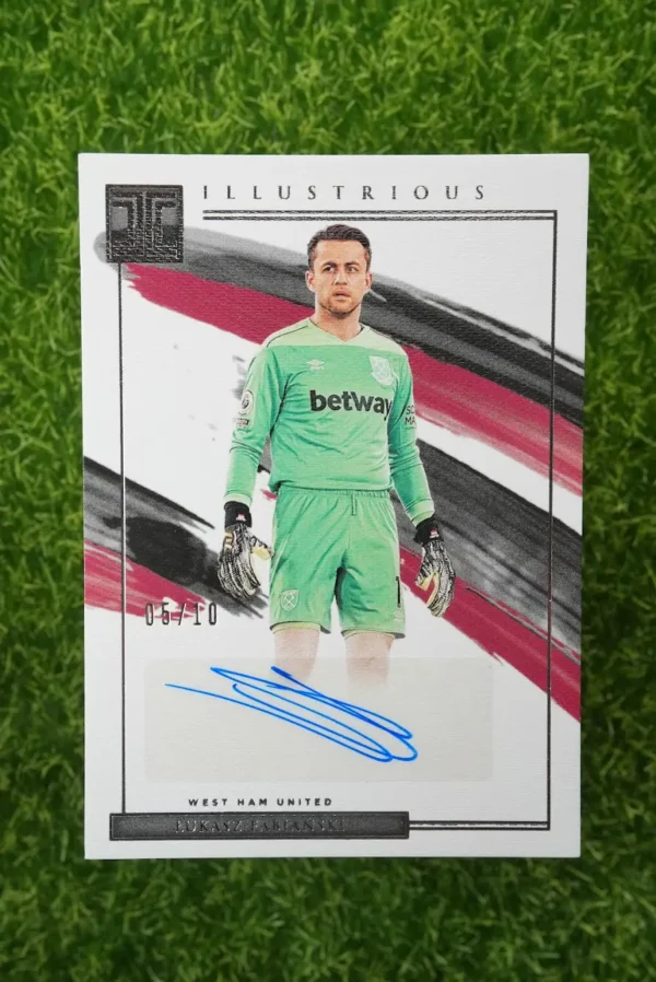 2020-21 Panini Impeccable Illustrious Łukasz Fabiański Auto 05/10