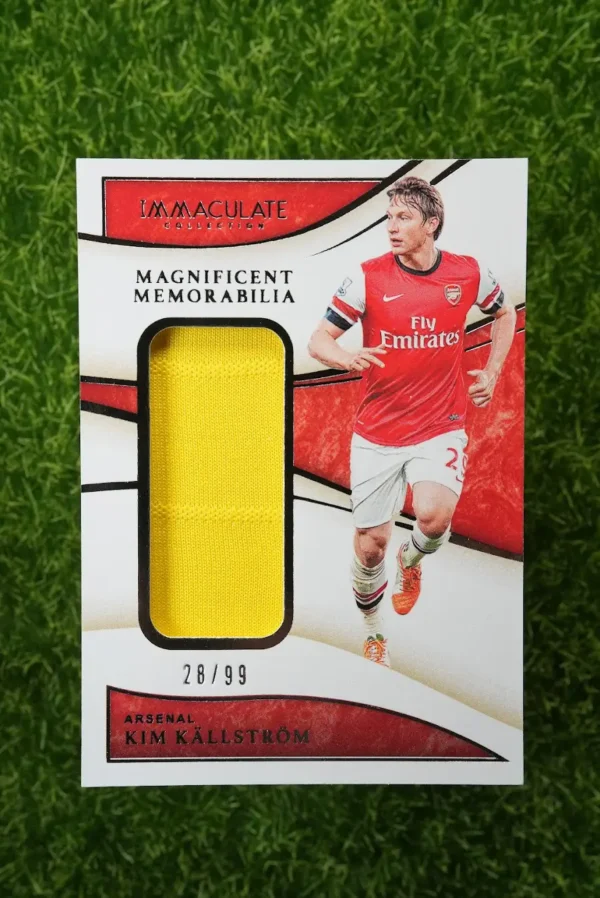 2020 Panini Immaculate Collection Kim Källström Magnificent Memorabilia Patch 28/99
