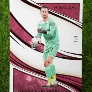 2020 Panini Immaculate Collection Łukasz Fabiański Ruby Parallel 1/8