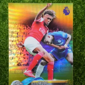 2019 Topps Chrome Alex Iwobi Gold Refractor 06/50