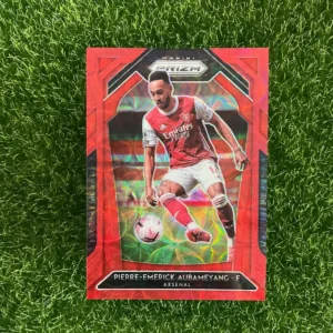 2020-21 Panini Prizm Premier League Pierre-Emerick Aubameyang Red Mojo Prizm 21/29