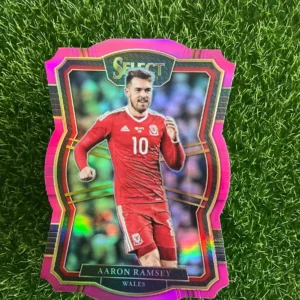 2017-18 Panini Select Aaron Ramsey Pink Die-Cut Prizm 24/60