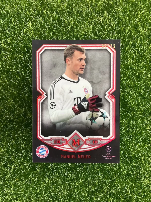 2016 Topps Museum Collection UEFA Champions League Manuel Neuer Black Parallel 04/25