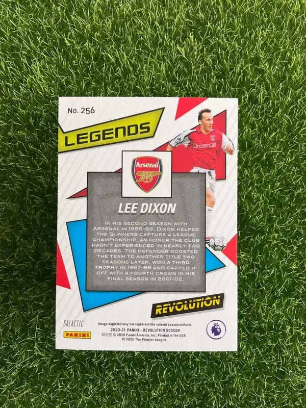 2020-21 Panini Revolution Lee Dixon Legends Galactic Parallel - Image 2