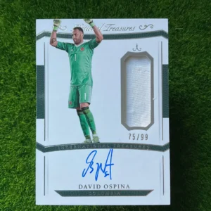 2018 Panini National Treasures David Ospina International Treasures Patch Auto 75/99