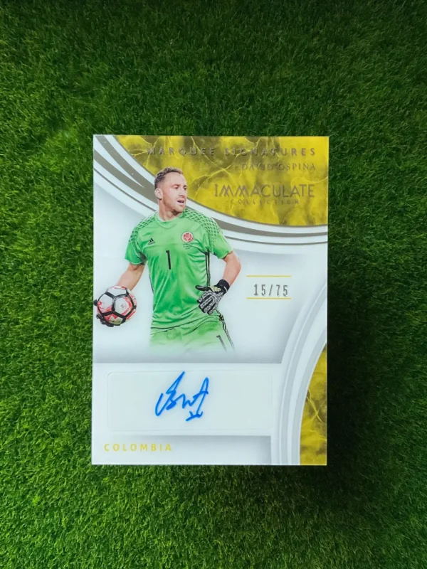 2017 Panini Immaculate Collection David Ospina Marquee Signatures Auto 15/75