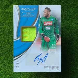 2018-19 Panini Immaculate Collection David Ospina Boot Signatures Patch Auto 43/50