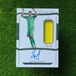 2018 Panini National Treasures David Ospina International Treasures Patch Auto 50/99