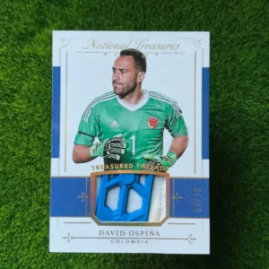 2018 Panini National Treasures David Ospina Treasured Threads Prime Patch 04/10