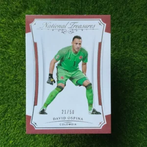 2018 Panini National Treasures David Ospina Ruby Parallel 21/50