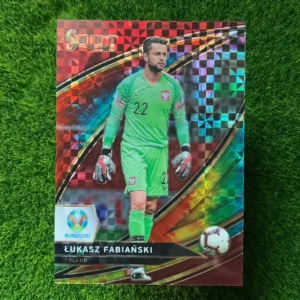 2020 Panini Select UEFA Euro Łukasz Fabiański Field Level Zebra Prizm 06/25