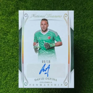 2018 Panini National Treasures David Ospina Penmanship Auto 09/10