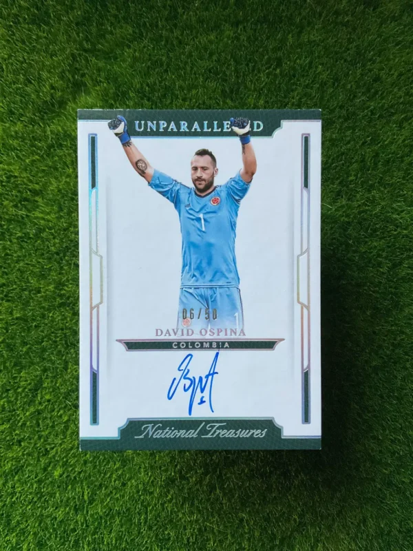 2018 Panini National Treasures David Ospina Unparalleled Auto 06/50