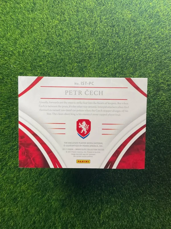 2017 Panini Immaculate Collection Petr Čech Immaculate Standard Patch - Image 2