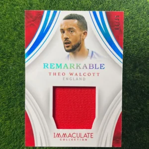2017 Panini Immaculate Collection Theo Walcott Remarkable Patch 03/35
