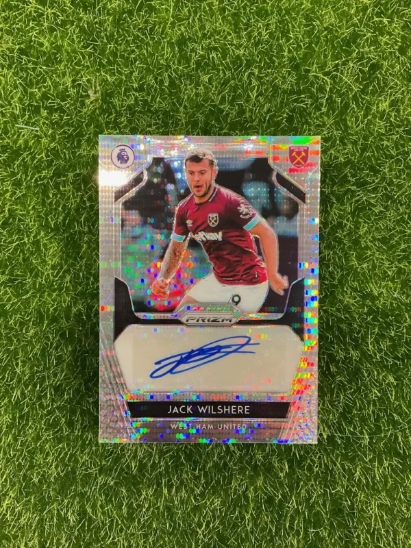 2019-20 Panini Prizm Premier League Jack Wilshere Shimmer Prizm Auto 36/75