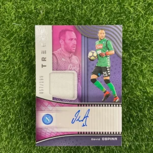 2018-19 Panini Treble David Ospina Patch Auto 057/199