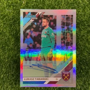 2019-20 Panini Chronicles Donruss Łukasz Fabiański Holo Auto 083/100