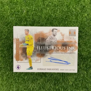 2019-20 Panini Impeccable Łukasz Fabiański Illustrious Ink Auto 28/99