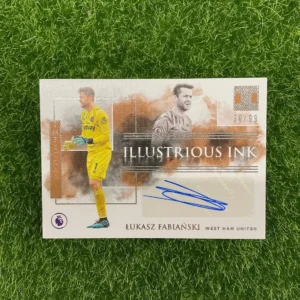 2019-20 Panini Impeccable Łukasz Fabiański Illustrious Ink Auto 30/99