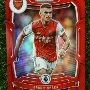 2021-22 Panini Prizm Premier League Granit Xhaka Red Prizm 114/199