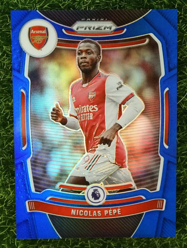 2021-22 Panini Prizm Premier League Nicolas Pépé Blue Prizm 103/340