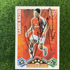 2010-11 Topps Match Attax Samir Nasri Auto
