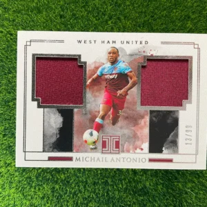 2019-20 Panini Impeccable Michail Antonio Dual Patch 13/99