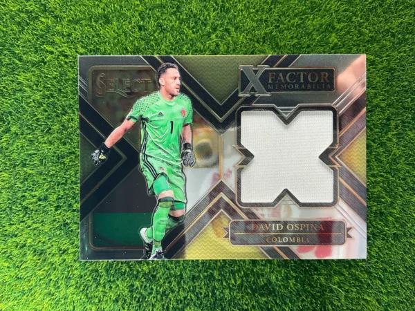 2017-18 Panini Select David Ospina X-Factor Memorabilia Prizm Patch