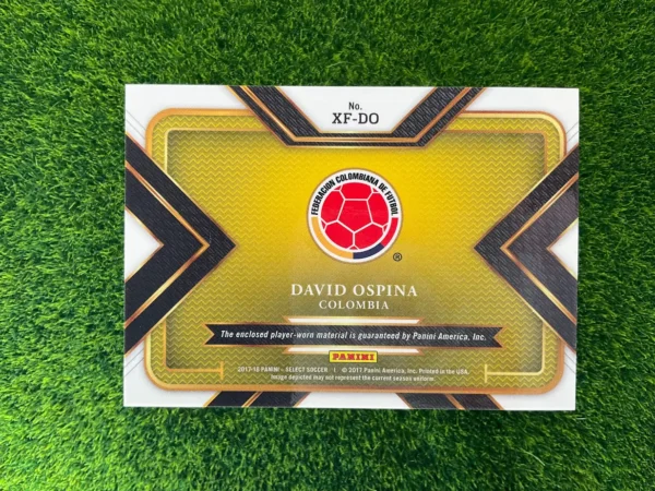 2017-18 Panini Select David Ospina X-Factor Memorabilia Prizm Patch - Image 2