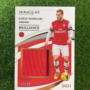 2021 Panini Immaculate Collection Lukas Podolski Brilliance Patch 16/49