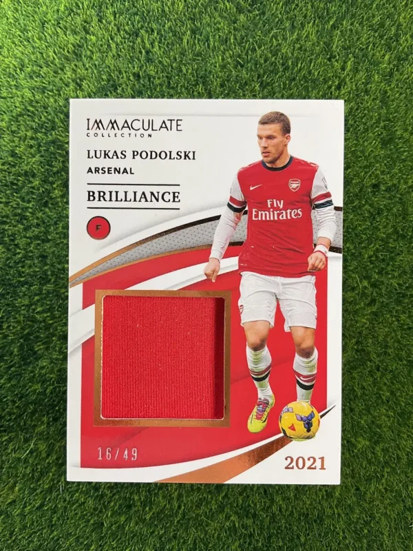 2021 Panini Immaculate Collection Lukas Podolski Brilliance Patch 16/49