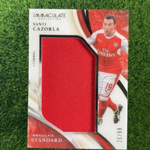 2020 Panini Immaculate Collection Santi Cazorla Immaculate Standard Patch 36/99