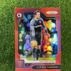2019-20 Panini Prizm Premier League Łukasz Fabiański Purple Prizm 107/149
