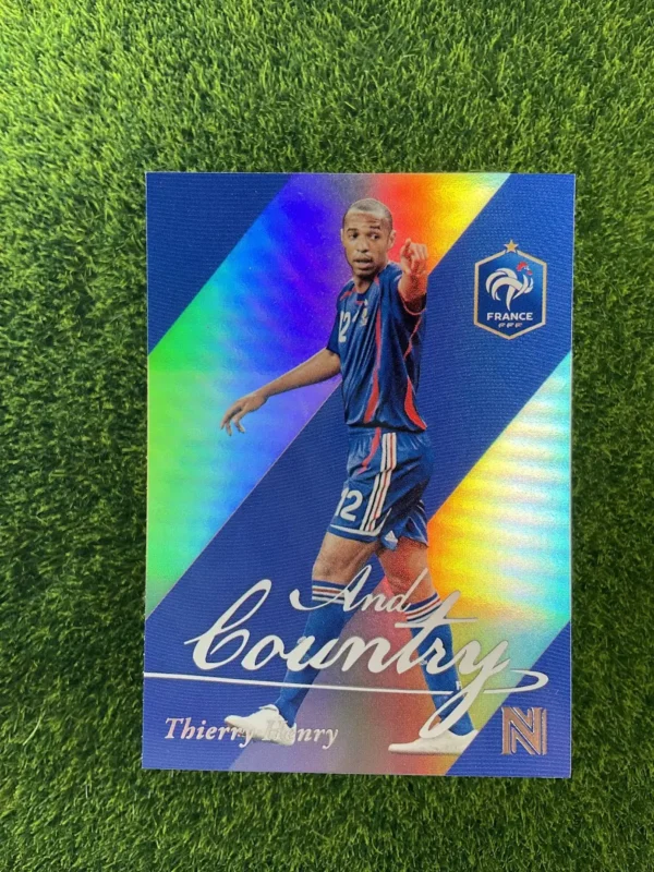 2017 Panini Nobility Thierry Henry And Country Holo Parallel
